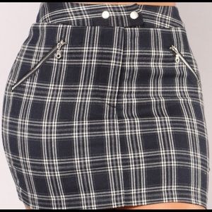 Fashion Nova Plaid Skirt